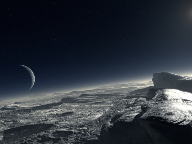 Pluto, planéta, ľad, vesmír, sonda,