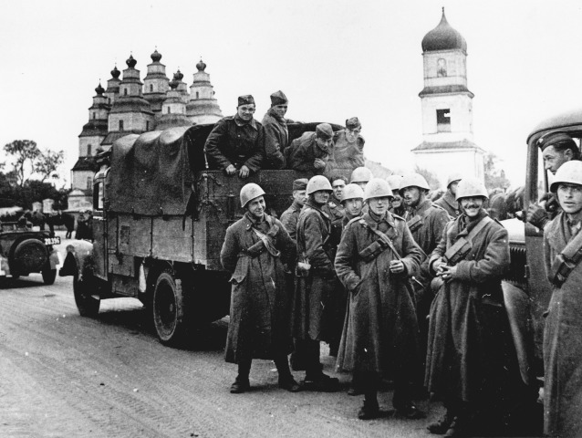 1941, 2. svetová vojna, slovenskí vojaci, armáda, novosibirsk, rusko