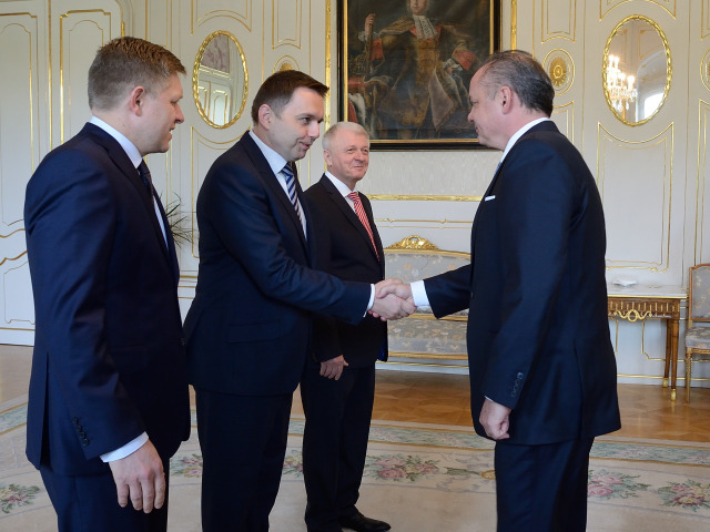 Peter Kažimír, Robert Fico, Andrej Kiska