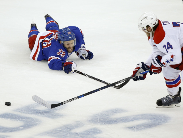 dominic moore, john carlson, rangers, washington, nhl