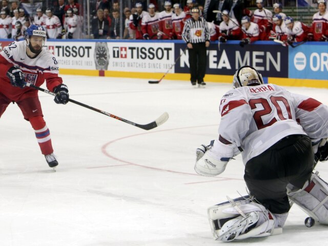 Michal Vondrka, Reto Berra, MS 2015