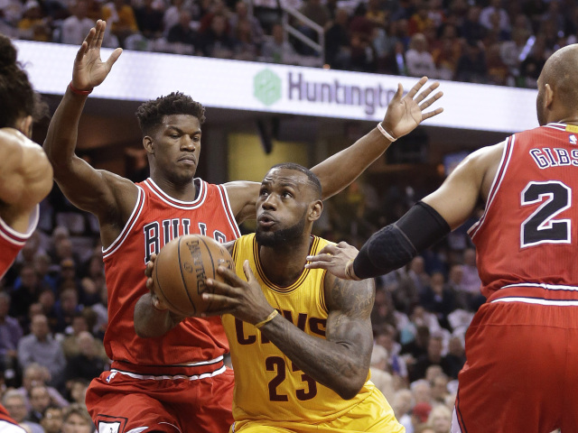 LeBron James, Jimmy Butler, Taj Gibson