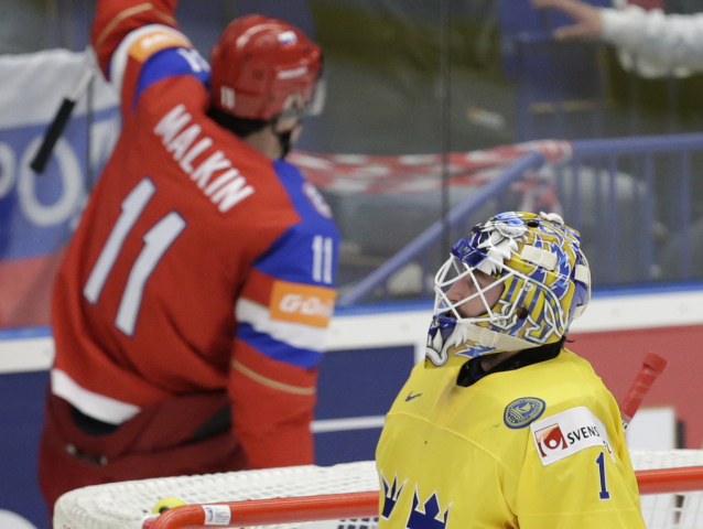 Jhonas Enroth, Jevgenij Malkin