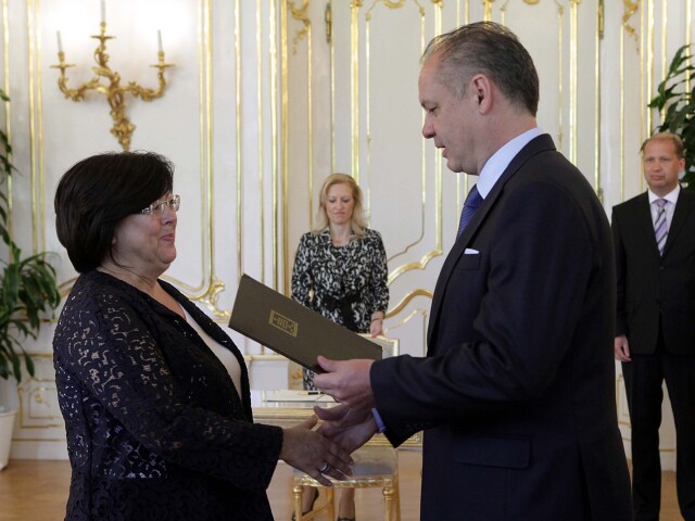 Andrej Kiska, Jana Baricová, menovanie
