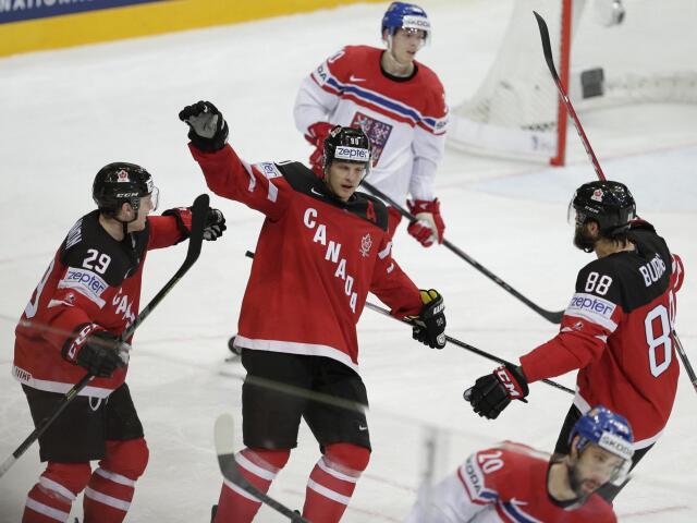 Jason Spezza, Nathan MacKinnon, Brent Burns