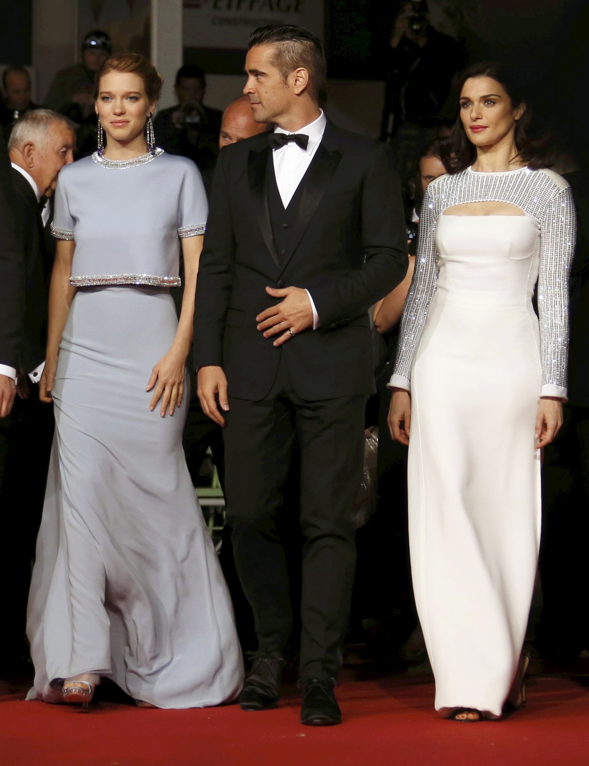 Colin Farrell a jeho kolegyne Lea Seydoux (vľavo) a Rachel Weisz 