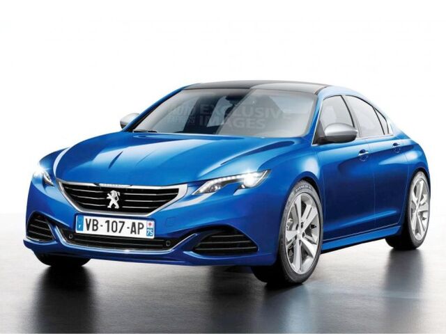 Peugeot 408 GT - ilustrácia