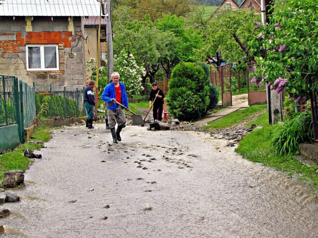 záplavy, povodne, Považská Bystrica