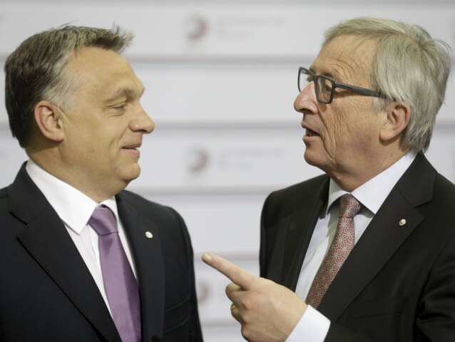 Jean-Claude Juncker, Vikror Orbán