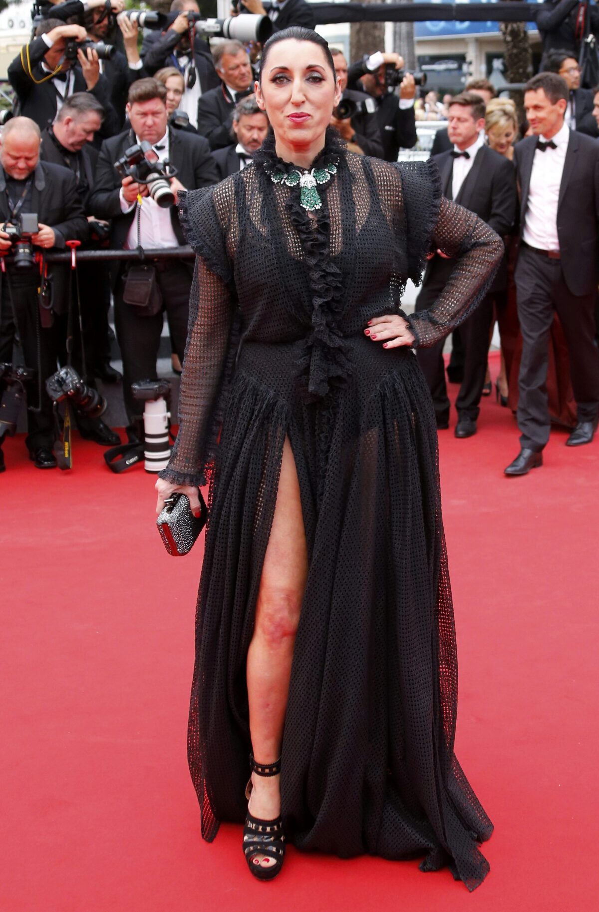 Herečka a členka poroty Rossy de Palma.