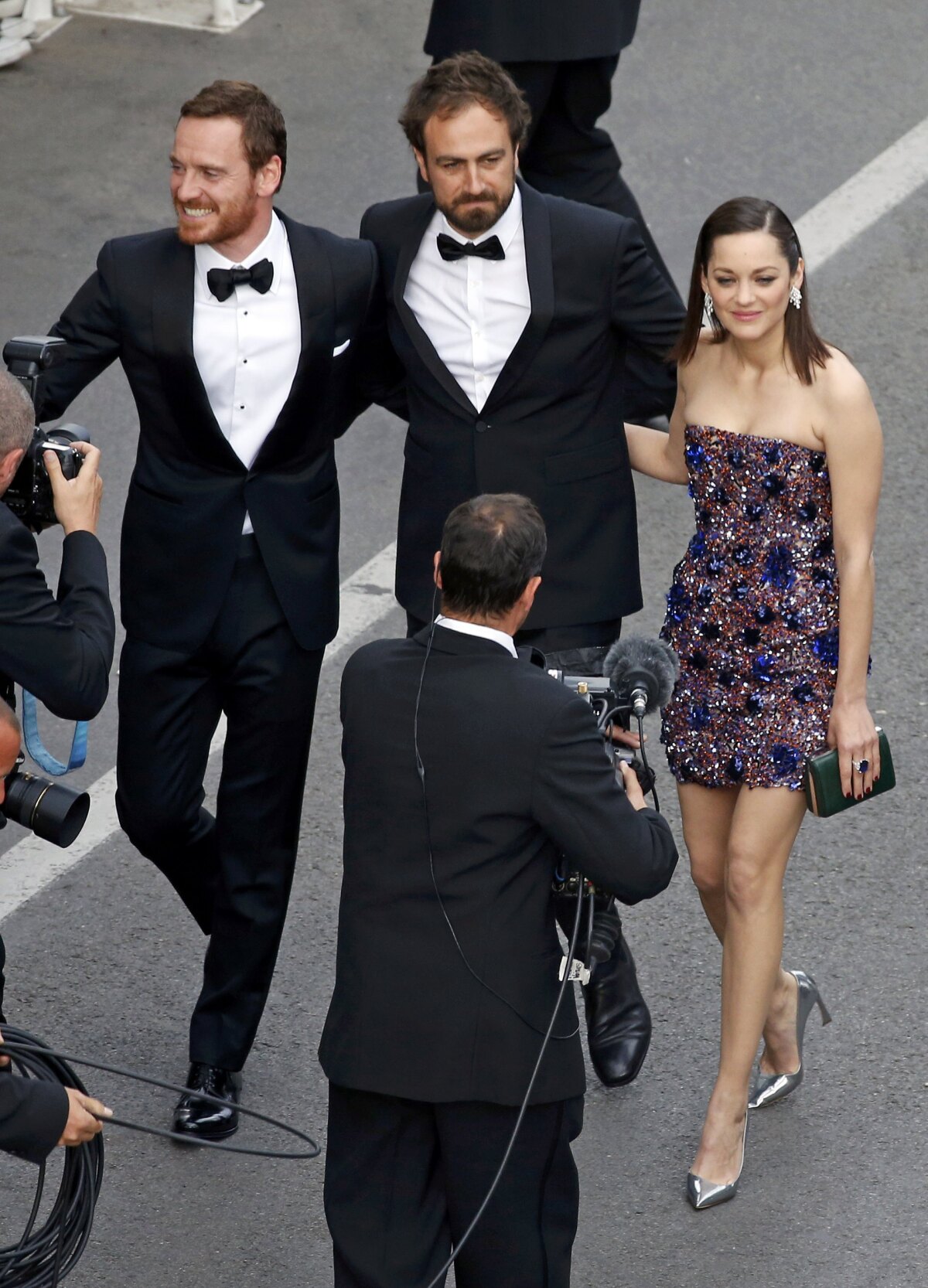 Justin Kurzel (vľavo) s herečkou Marion Cotillard