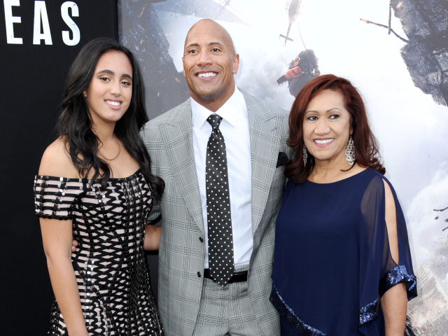 Dwayne Johnson, Ata Johnson, Simone Alexandra Johnson