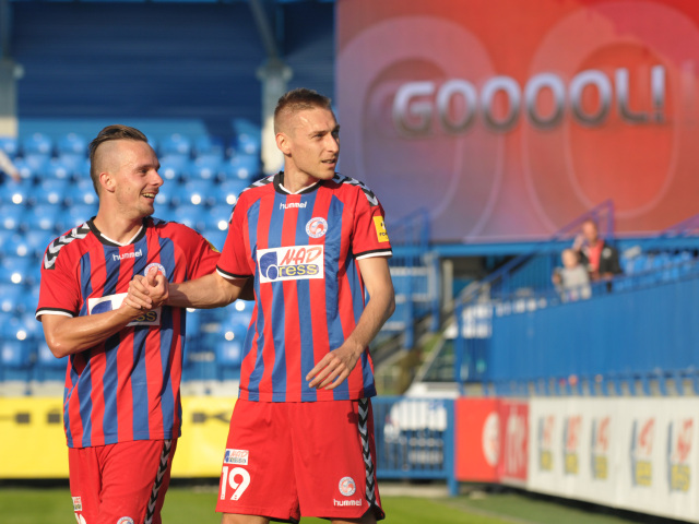 Jan Kalabiška, Jozef Dolný, FK Senica, radosť