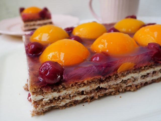 Jednoduchý koláč Knäckebrot Kuchen.