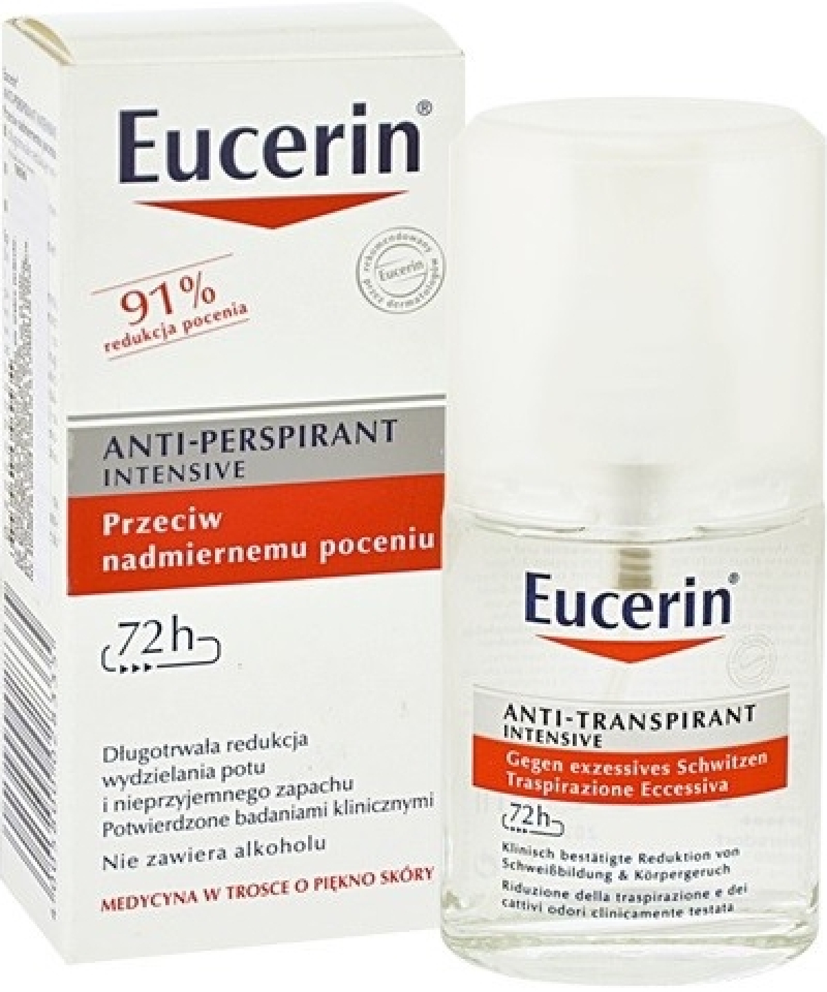 Antiperspirant Eucerin Anti-transpirant Intensive.