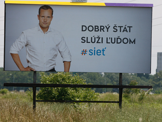bilbord, Sieť