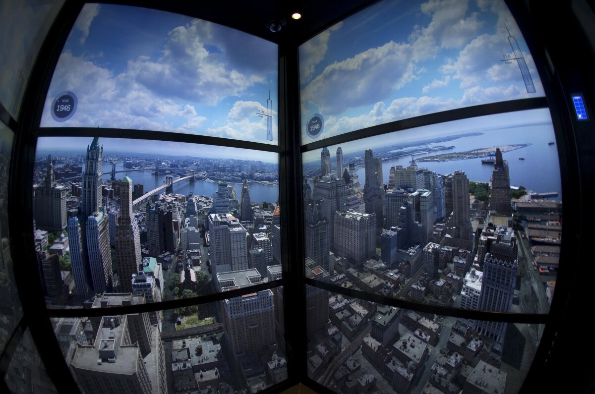 New York, One World Observatory, One World Trade Centre, WTC, vyhliadková plošina, Manhattan, Ground Zero