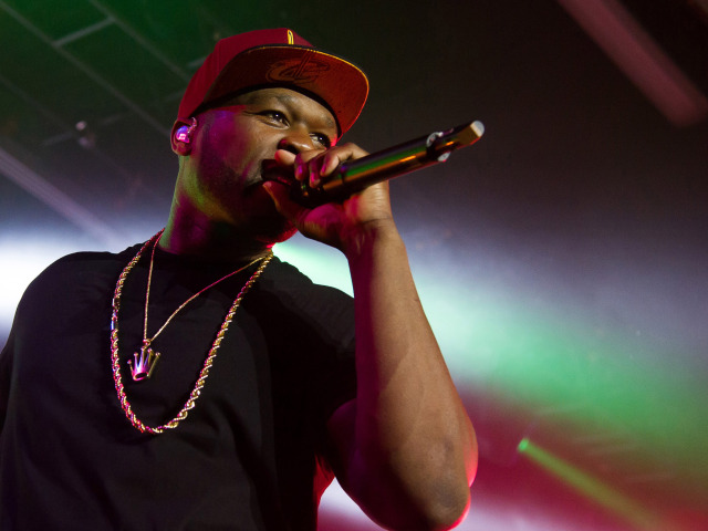 Raper Curtis "50 Cent" Jackson.