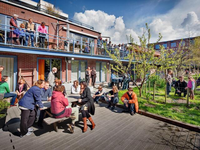 co-housing, Vrijburcht, stavebné spoločenstvo, bývanie