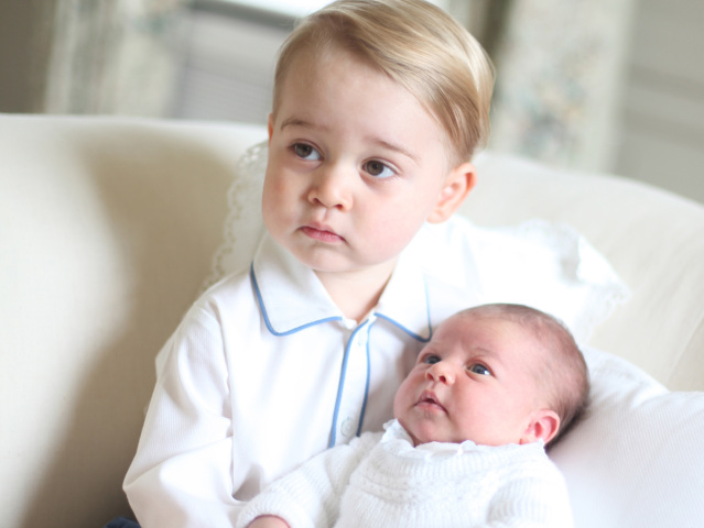 princezná Charlotte a princ George