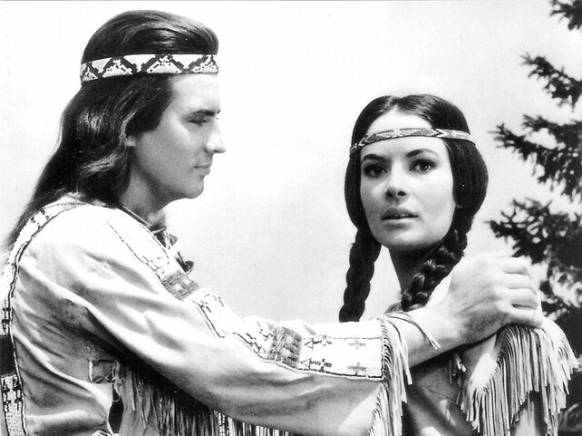 Karin Dor ako Ribanna a Pierre Brice