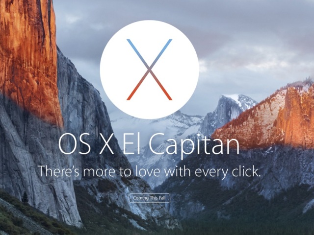 OS X, El Capitan, Apple