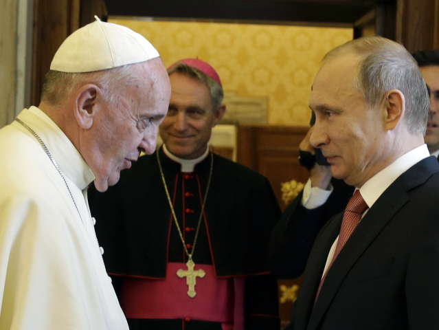 pápež František, Vladimir Putin, Vatikán