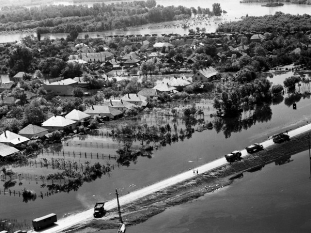 Povodeň, Dunaj, 1965