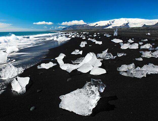 Zátoka Jökulsárlón, Národný park Vatnajökull, Island
