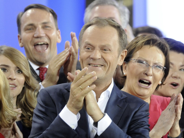 poľsko, tusk, sikorski, kopaczová