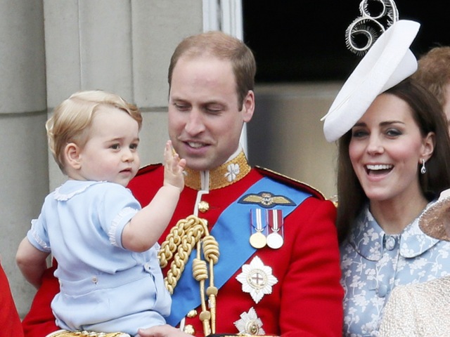 Princ William, prince George a vojvodkyňa Catherine