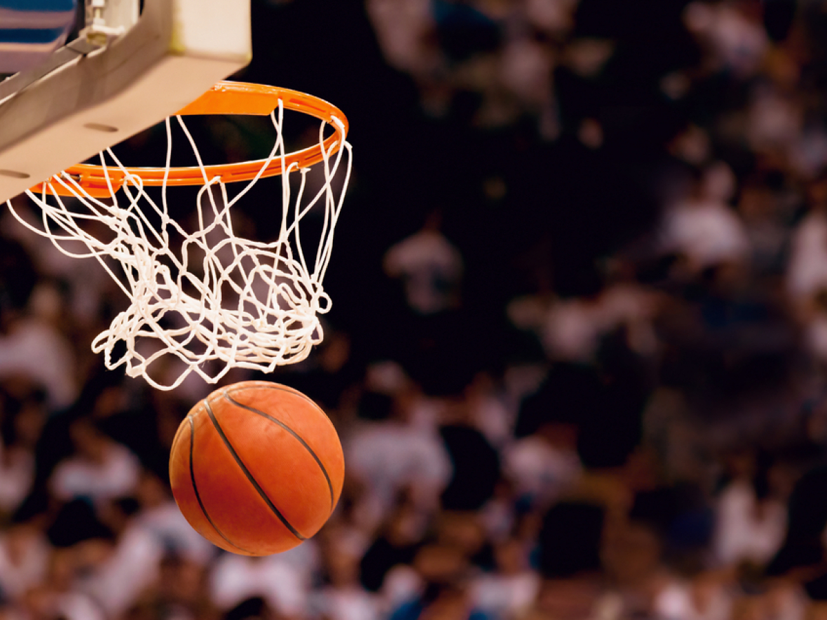 basketbal, basketbalový kôš, basketbalová lopta