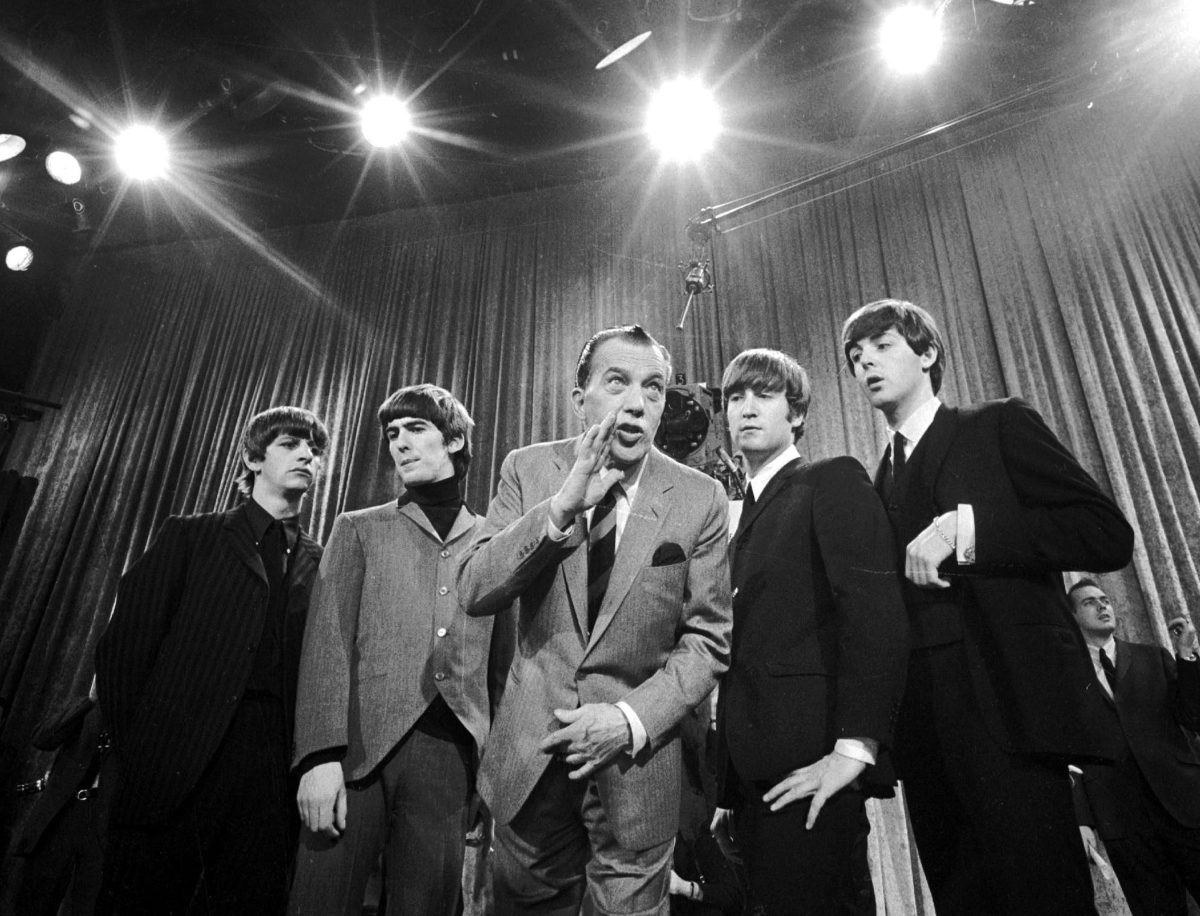 Skupina The Beatles zľava Ringo Starr, George Harrison, John Lennon a Paul McCartney.