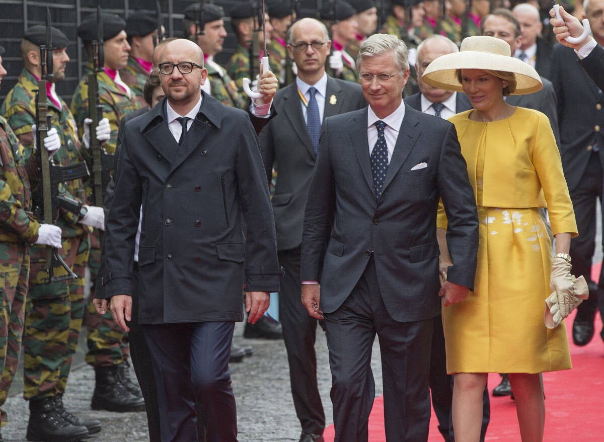 belgický premiér, belgický kráľ a kráľovná, Waterloo