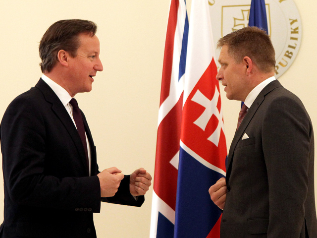 David Cameron, Robert Fico