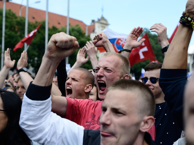 demonštrácia, Bratislava, utečenci