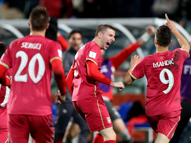 Srbsko, futbal, radosť, MS do 20 rokov