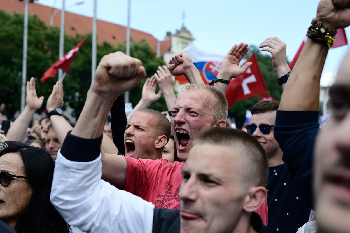 demonštrácia, Bratislava, utečenci