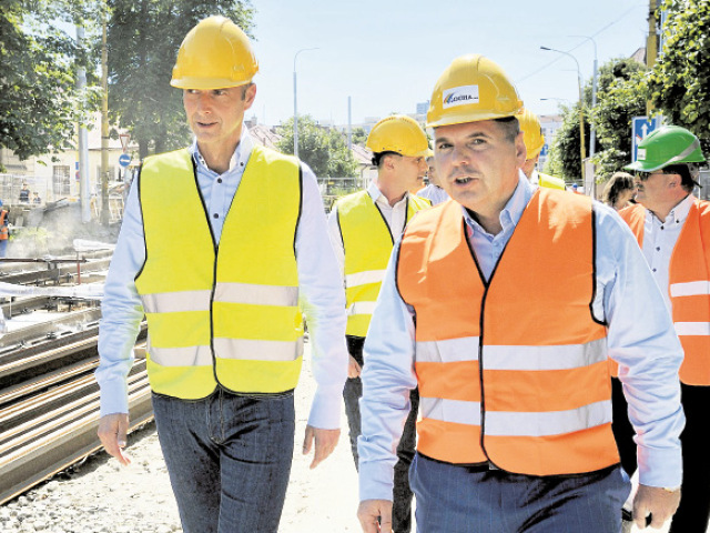 Košice, stavba električkovej trate, Richard Raši