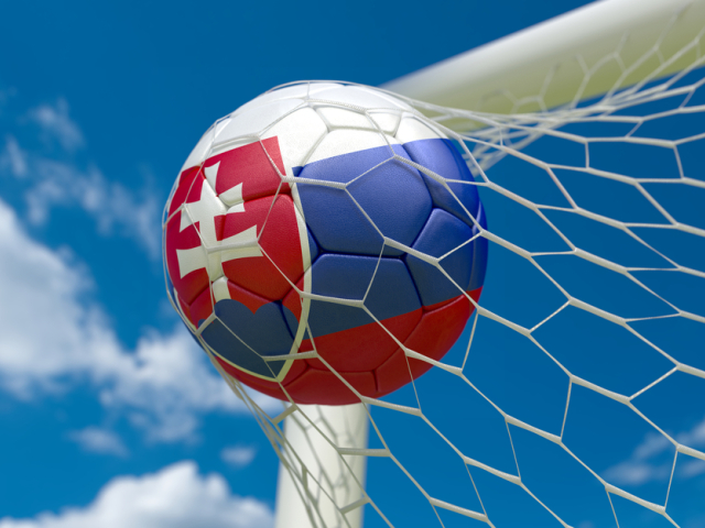 Slovensko, futbal, futbalová lopta, futbalová bránka
