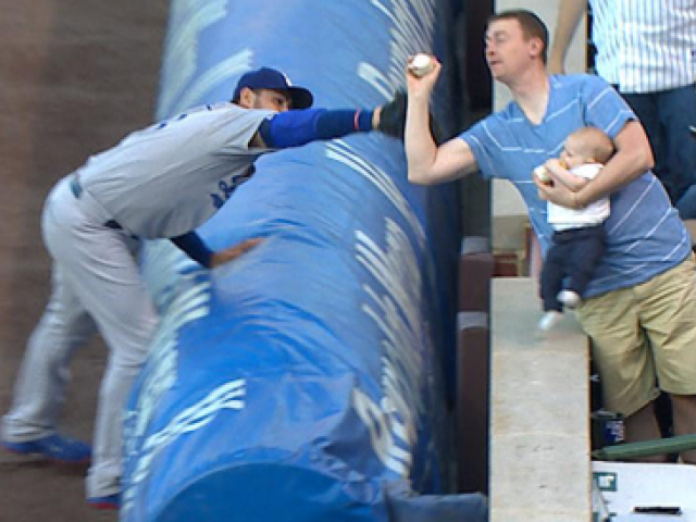 Chicago Cubs, Los Angeles Dodgers, fanúšik, dieťa
