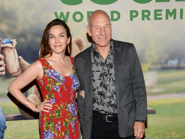 Herec Patrick Stewart a jeho manželka Sunny Ozell.