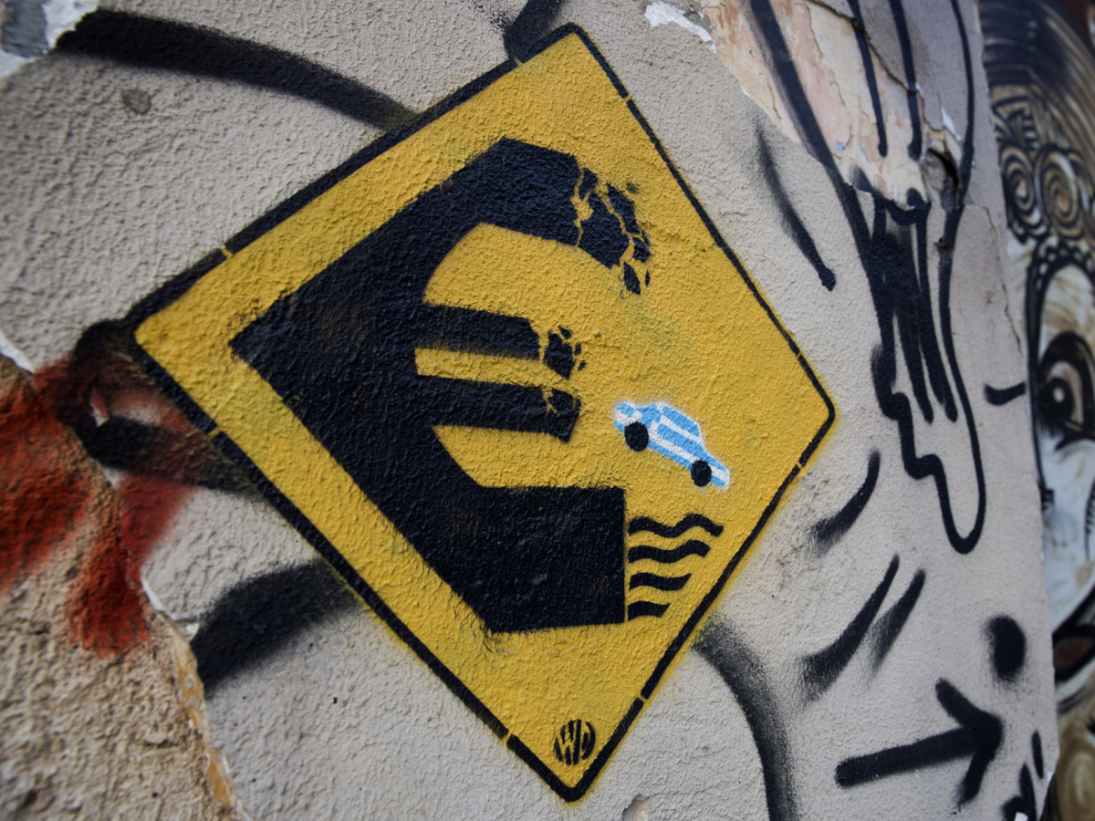 Grécka kríza a grafiti