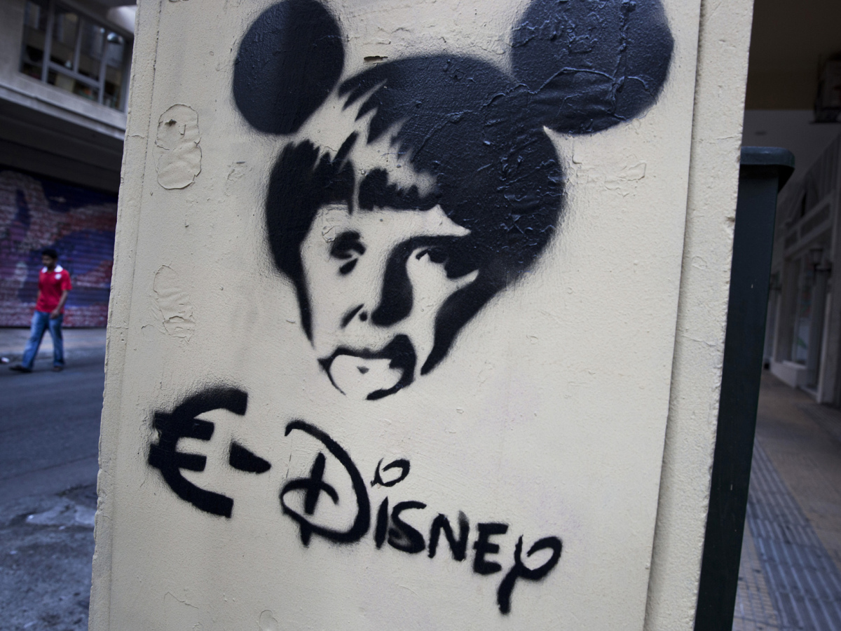 Grécka kríza a grafiti