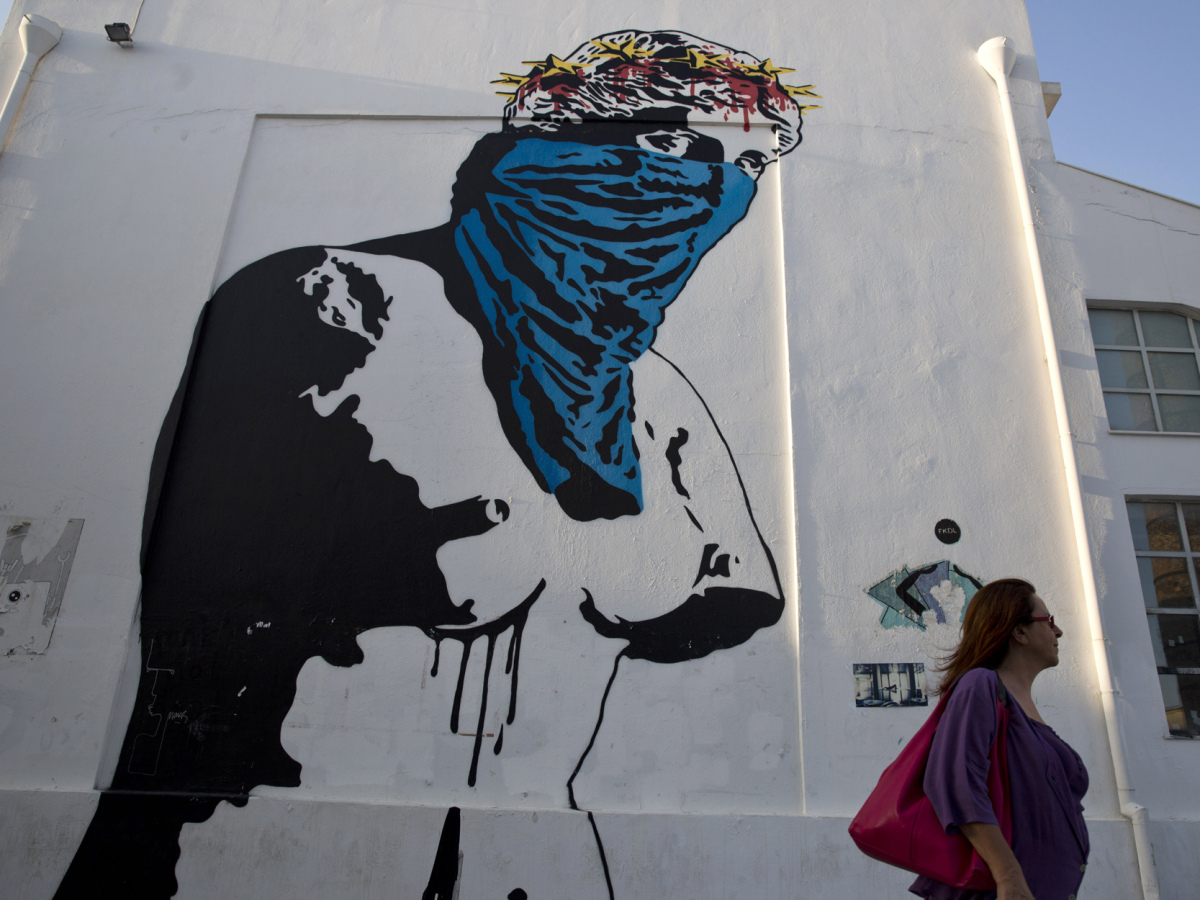 Grécka kríza a grafiti