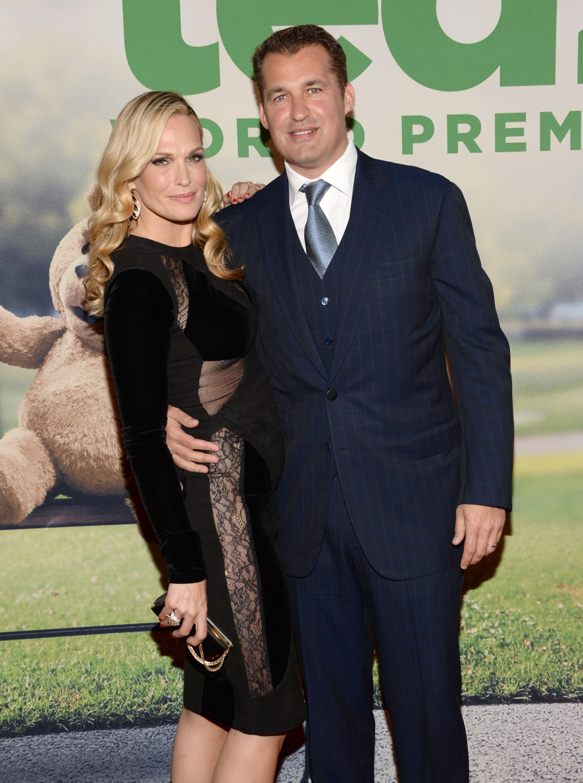 Modelka Molly Sims a jej partner - producent Scott Stuber.
