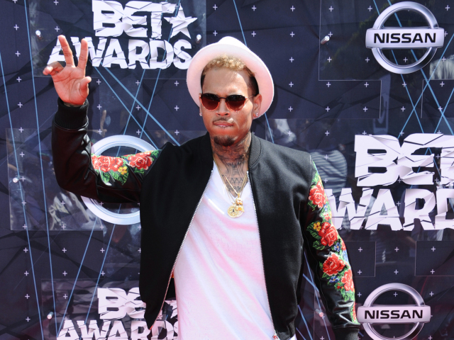 Spevák Chris Brown.
