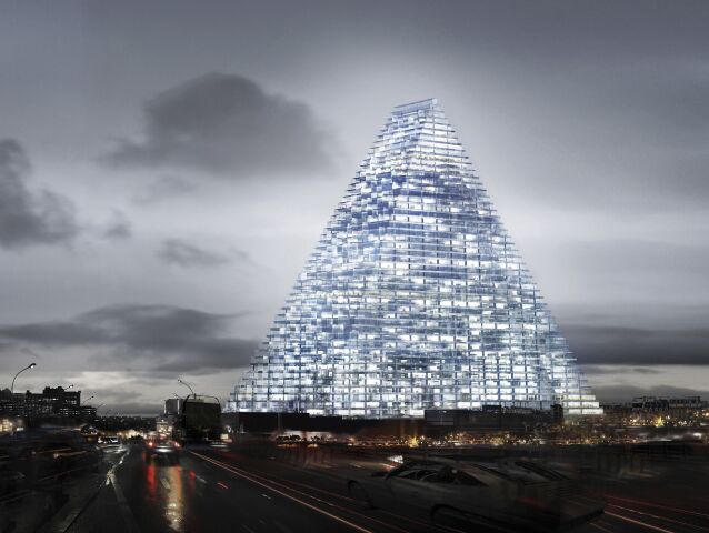 Paríž, sklenená pyramída, Francúzsko