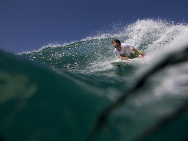 Rio, more, vlna, surf