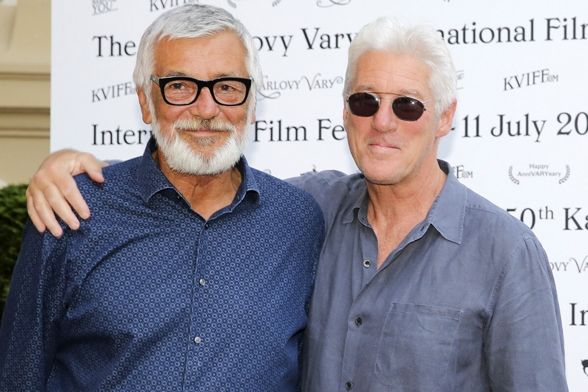 Richard Gere  a Jiří Bartoška